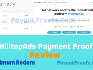 Hilltop Ads Netowrk Payment Proof